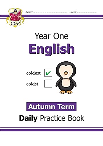 KS1 English Year 1 Daily Practice Book: Autumn Term (CGP Year 1 Daily Workbooks) von Coordination Group Publications Ltd (CGP)